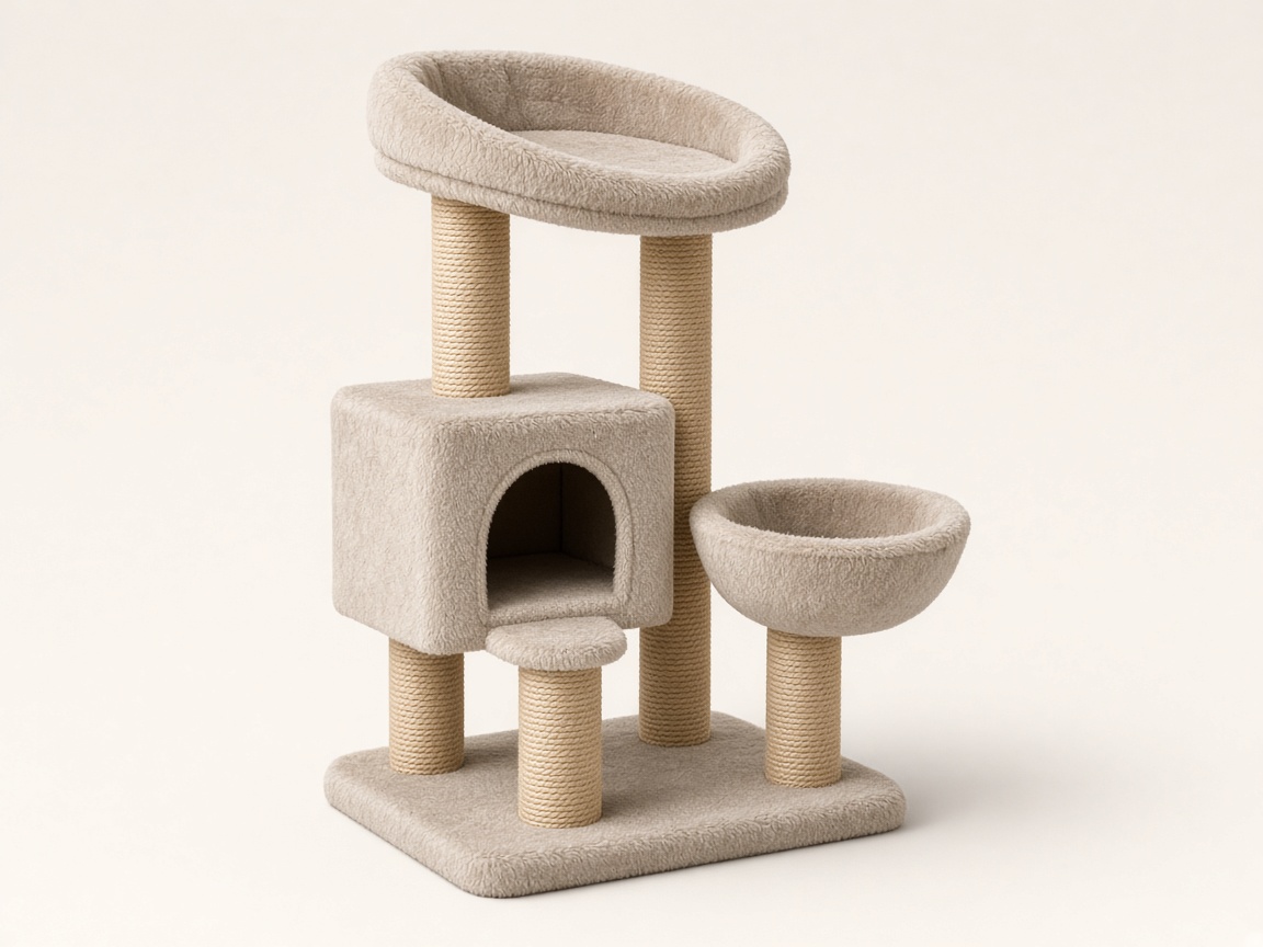 Arbre à chat avec griffoirs sisal vue produit