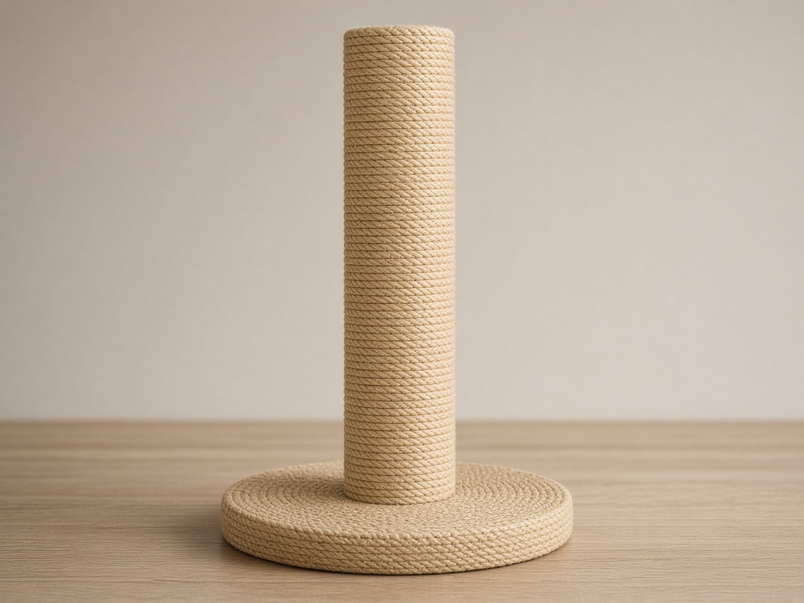 Poteau griffoir en sisal pour chat vue produit