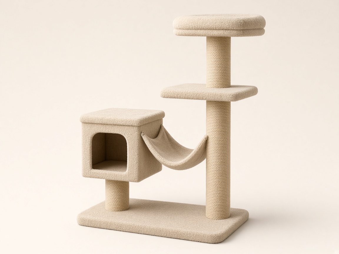 Arbre à chat 112 cm avec hamac vue produit